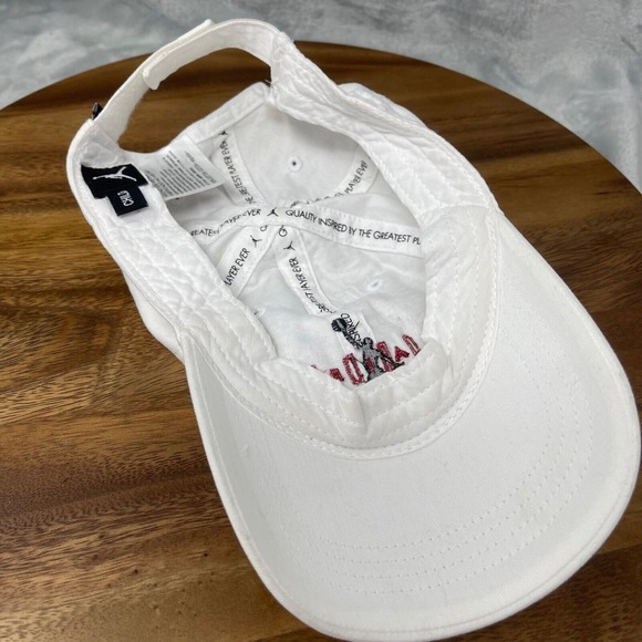 Nike Air Jordan Hat Child Size White 100% Cotton Adjustable Hook & Loop Back - Picture 8 of 12